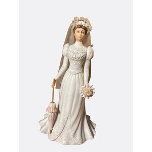 Abigail Rose Bride Figurine Handcrafted By Home Interiors & Gifts 1999 Porcelain